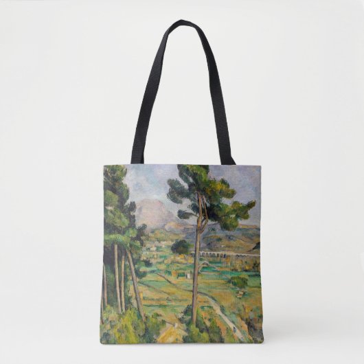 Tote Bag Paul Cezanne - Mont Sainte-Victoire et Viaduc (Devant)