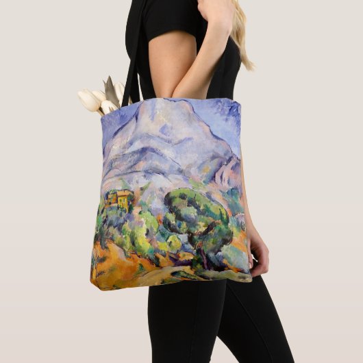 Tote Bag Paul Cezanne - Mont Sainte-Victoire, Route de la T (De près)