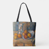 Tote Bag Paul Cezanne - Nature morte avec pot à lait et fru (Dos)