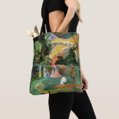 Tote Bag Paul Gauguin | Matamoe ou, paysage avec des paons (De près)