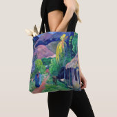 Tote Bag Paul Gauguin - Rue à Tahiti (De près)