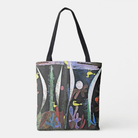 Tote Bag Paul Klee art : Landscape with Yellow Birds (Dos)