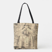 Tote Bag Paul Klee Der Wilde Mann (Dos)