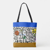 Tote Bag Paul Klee Expressionniste Abstrait Rich Harbour (Dos)
