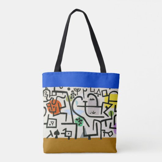 Tote Bag Paul Klee Expressionniste Abstrait Rich Harbour (Dos)