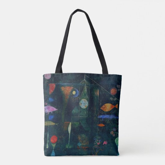 Tote Bag Paul Klee Fish Magic Peinture Abstraite Art graphi (Dos)