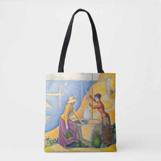Tote Bag Paul Signac - Femmes dans le puits (Devant)