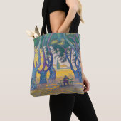 Tote Bag Paul Signac - Place des Lices, Saint-Tropez (De près)