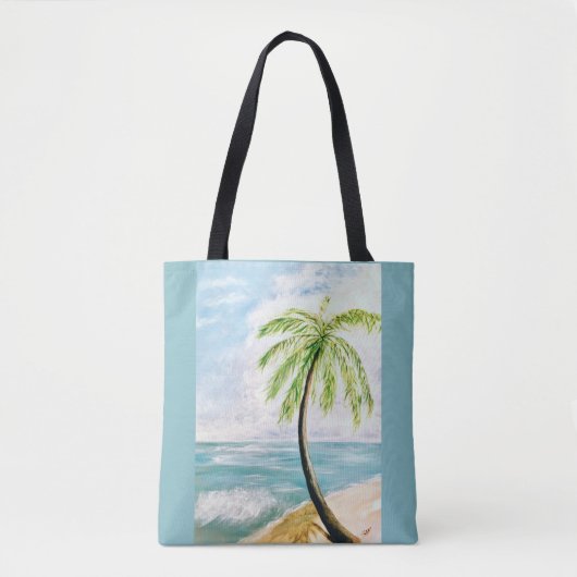 Tote Bag Paume de brise marine (Devant)