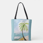 Tote Bag Paume de brise marine (Dos)