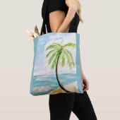 Tote Bag Paume de brise marine (De près)