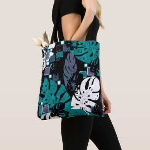 Tote Bag Paume de la jungle tropicale feuille