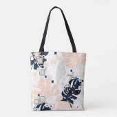 Tote Bag Paume de la jungle tropicale feuille (Dos)