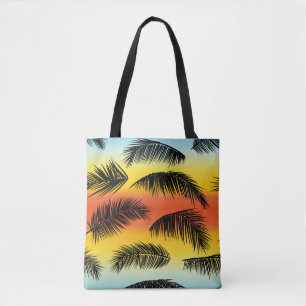 Tote Bag Paume tropicale feuille motif