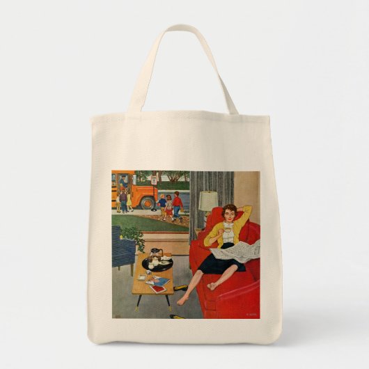 Tote Bag Pause-café de matin (Devant)