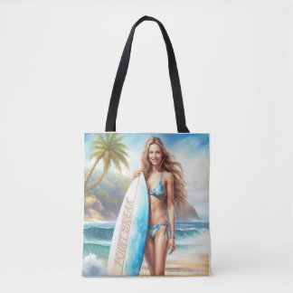 Tote Bag Pause du point d'action fille