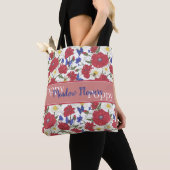 Tote Bag Pavot à fleurs de prairie (De près)