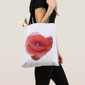 Tote Bag Pavot rouge (De près)