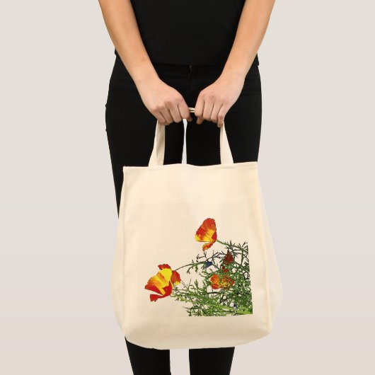 Tote Bag Pavots de Californie (Devant (produit))