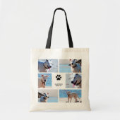 Tote Bag Paw Prints - Dog Photo Collage (Devant)