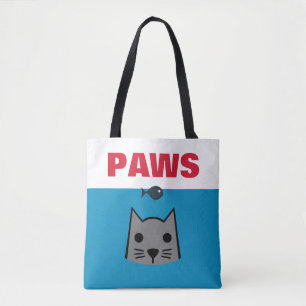 Tote Bag Paws, Chat