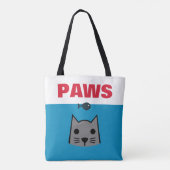 Tote Bag Paws, Chat (Dos)