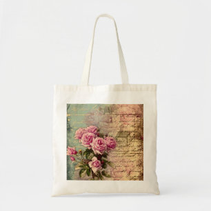 Tote Bag Pays français chic, roses chics et roses minables