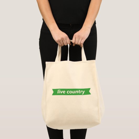 Tote Bag Pays vivant (Devant (produit))