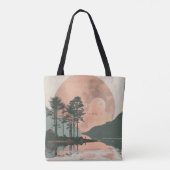 Tote Bag Paysage Abstrait de Boho (1) (Dos)