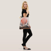 Tote Bag Paysage Abstrait de Boho (13) (Sur le modèle)