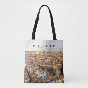 Tote Bag Paysage aérien de Madrid Espagne Voyage