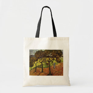 Tote Bag Paysage, Arbres et Personnages de Vincent van Gogh
