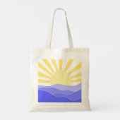 Tote Bag paysage art abstrait (Dos)