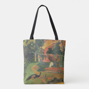 Tote Bag Paysage aux paons de Paul Gauguin