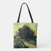 Tote Bag Paysage avec Château d'Auvers par Vincent van Gogh (Dos)