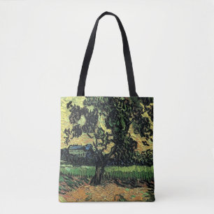 Tote Bag Paysage avec le château d'Auvers par Vincent van G