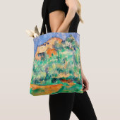 Tote Bag Paysage avec une maison, Cézanne (De près)