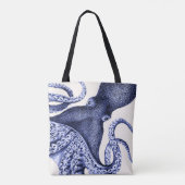 Tote Bag Paysage Bleu Octopus (Dos)