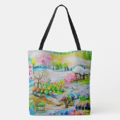 Tote Bag Paysage d'aquarelle 2 (Dos)