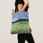 Tote Bag Paysage de champ de fleurs (De près)