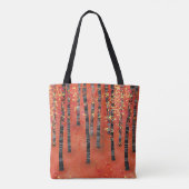 Tote Bag Paysage de la forêt de Birch (Dos)