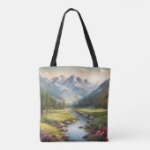 Tote Bag Paysage de la rivière Watercolor (Dos)