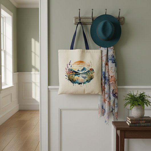 Tote Bag Paysage de montagne