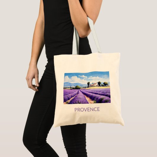 Tote Bag Paysage de Provence de charme (Devant (produit))