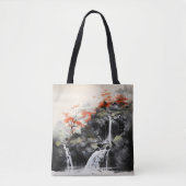 Tote Bag Paysage des chutes d'eau en Asie (Devant)
