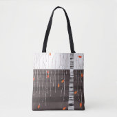 Tote Bag Paysage d'hiver Art Arbre (Devant)