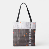 Tote Bag Paysage d'hiver Art Arbre (Dos)