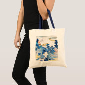 Tote Bag Paysage du lever de soleil japonais, Kuniyoshi, Uk (Devant (produit))