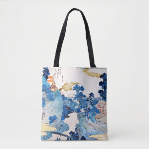 Tote Bag Paysage du lever de soleil japonais, Kuniyoshi, Uk