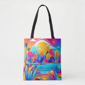 Tote Bag Paysage du lever du soleil (Devant)